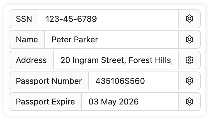 digital identity personal information